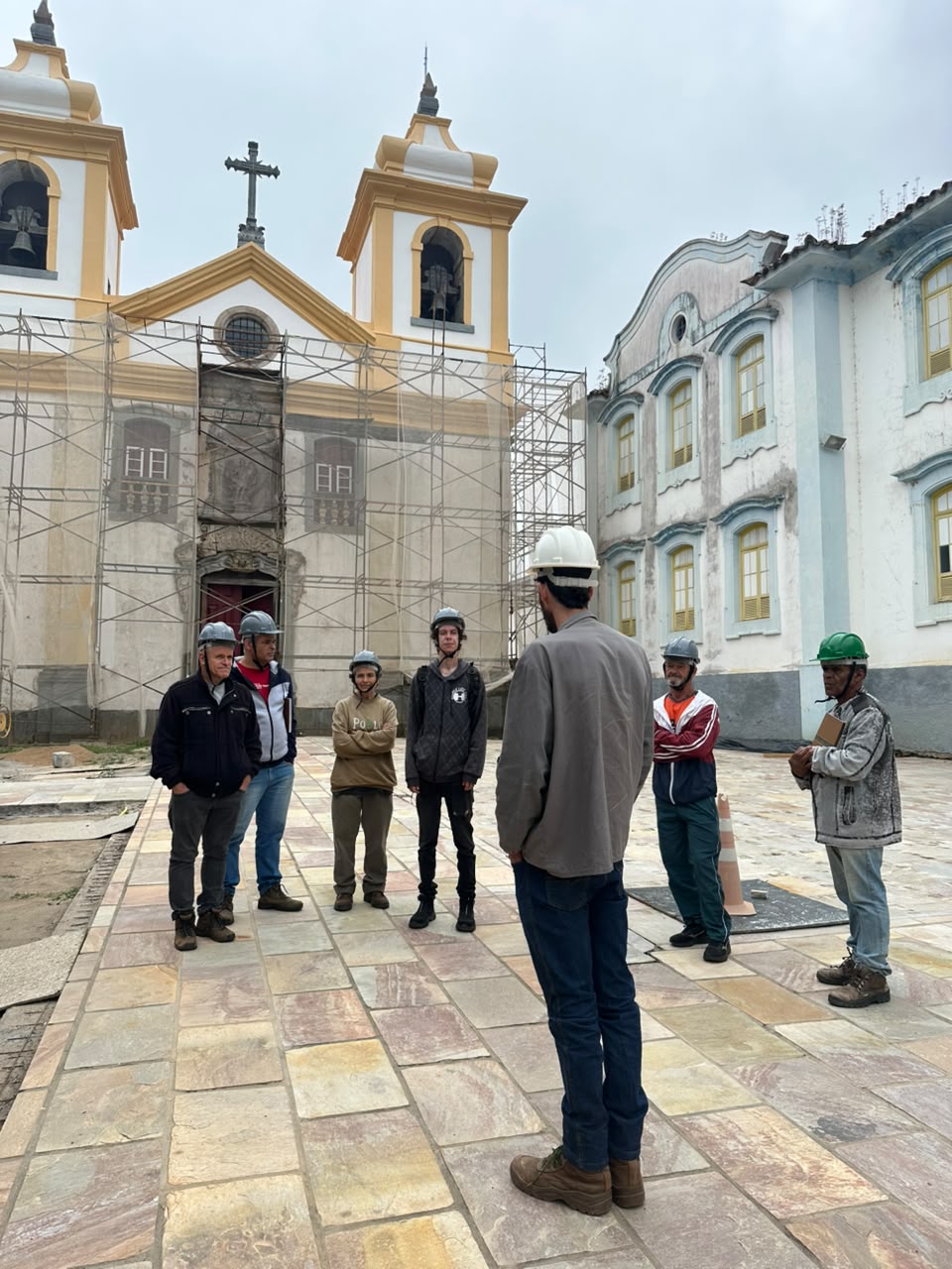 Visita técnica | Igreja Bom Jesus de Matosinhos em Ouro Preto | Turma de Alvenaria 2026/1