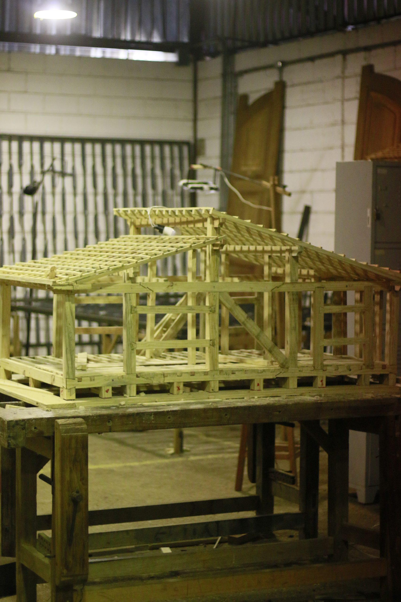 Confecção de maquete – Carpintaria